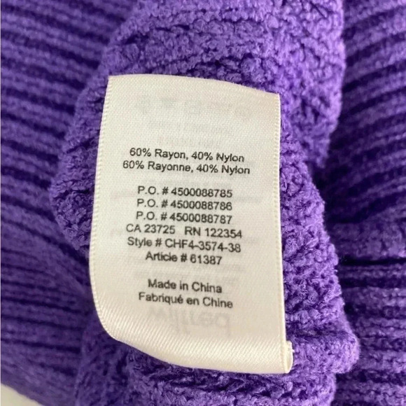 Wilfred Aritzia Astrial Purple Pullover Knit Sweater Size S Crewneck Casual - Picture 8 of 8
